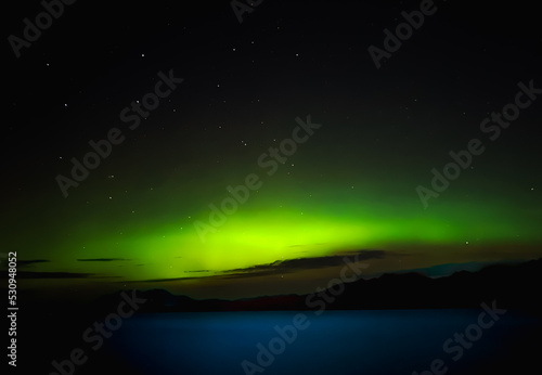 Northern Lights from the Alaskan Fjords - August 2022