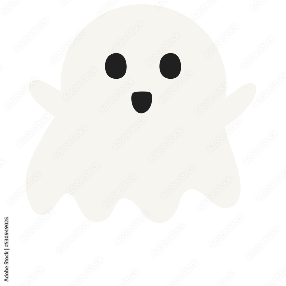 Cute Ghost Spirit Element for Halloween Decoration Cute Ghost Spirit Element for Halloween Decoration