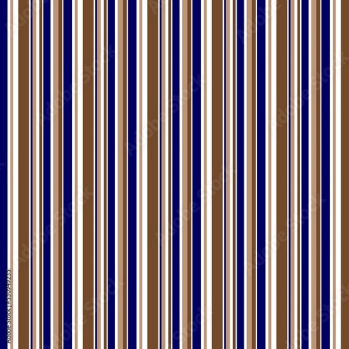 秋冬　マルチストライプ　ブラウン×ネイビー　