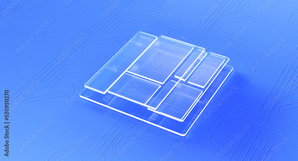 3D rendering of cyberpunk AI. Circuit board. Technology background. Central Computer Processors CPU and GPU concept. Motherboard digital chip. Tech science background. 3D rendering of cyberpunk AI. Circuit board. Technology background. Central Computer Processors CPU and GPU concept. Motherboard digital chip. Tech science background.