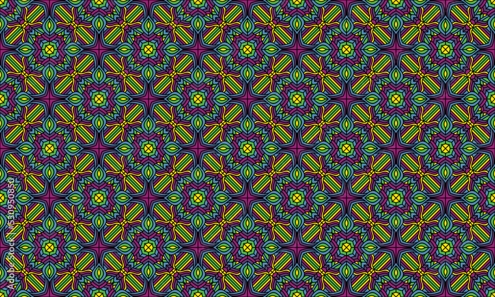 pattern unique traditional ethnic background