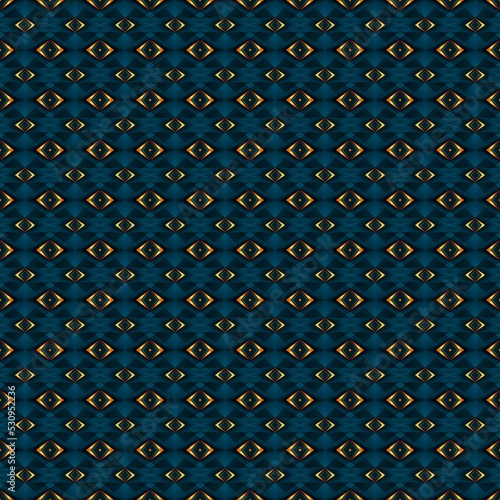 Abstract seamless pattern illustration for fabric, cloth, package, wall, decoration, furniture, printing media, cover design. Black background design.
