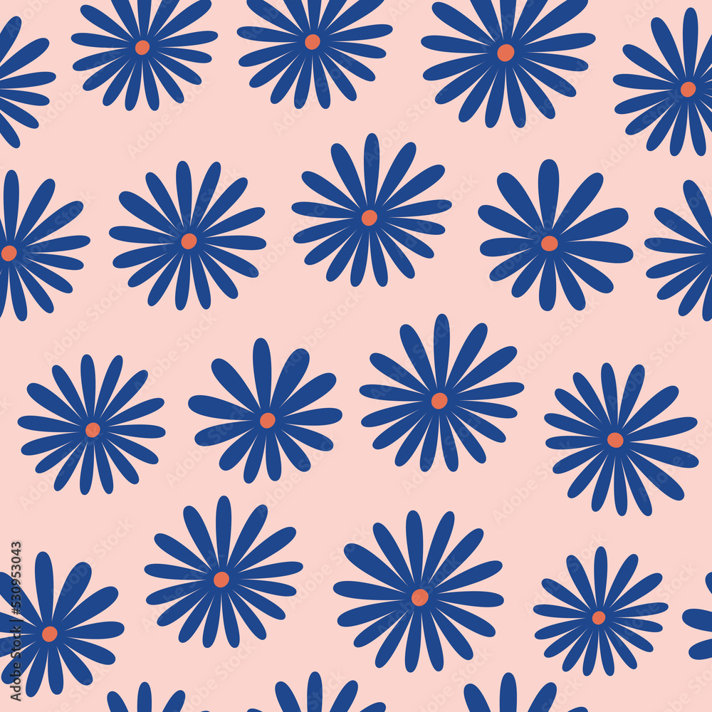 Hand Drawn Pattern Seamless flower botanical packaging Wrapping Design Hand Drawn Pattern Seamless flower botanical packaging Wrapping Design