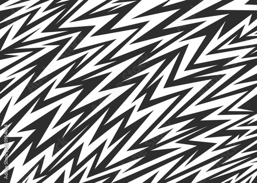 Abstract background with various sharp, zigzag and arrow pattern