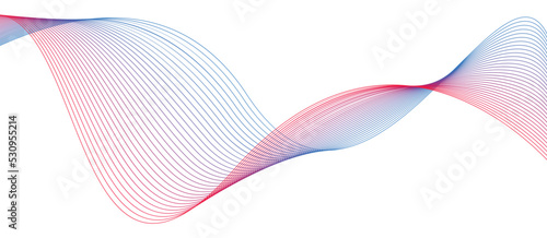 Modern Abstract Background. Abstract wave element for design. Wave with lines created using blend tool. Curved wavy line png design