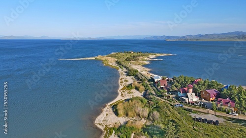 Bukhtarma reservoir, East Kazakhstan photo