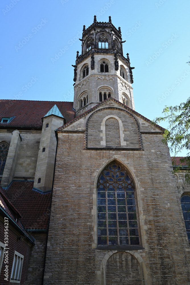 St Ludgeri  kirche in münster, nrw, deutschland