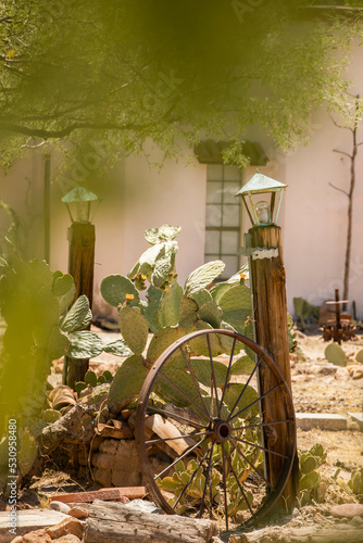 Daytime view of the historic downtown section of Tubac, Arizona, USA. photo