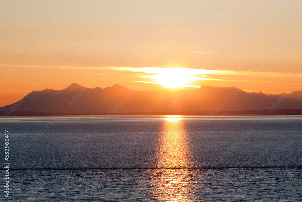 Alaska Cook Inlet Sunset