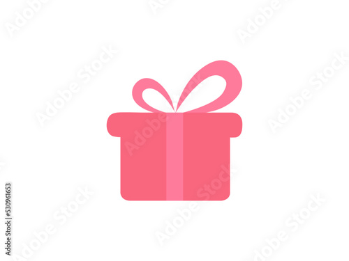 gift box with ribbon.