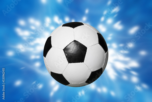 soccer ball with light effects © Visualmind