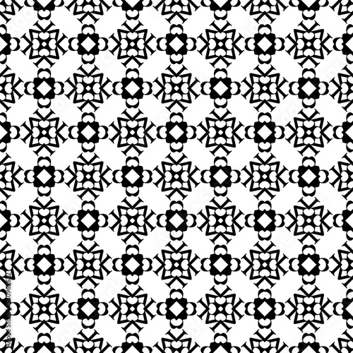Vector Black Repeated Design On White Background Illustrations