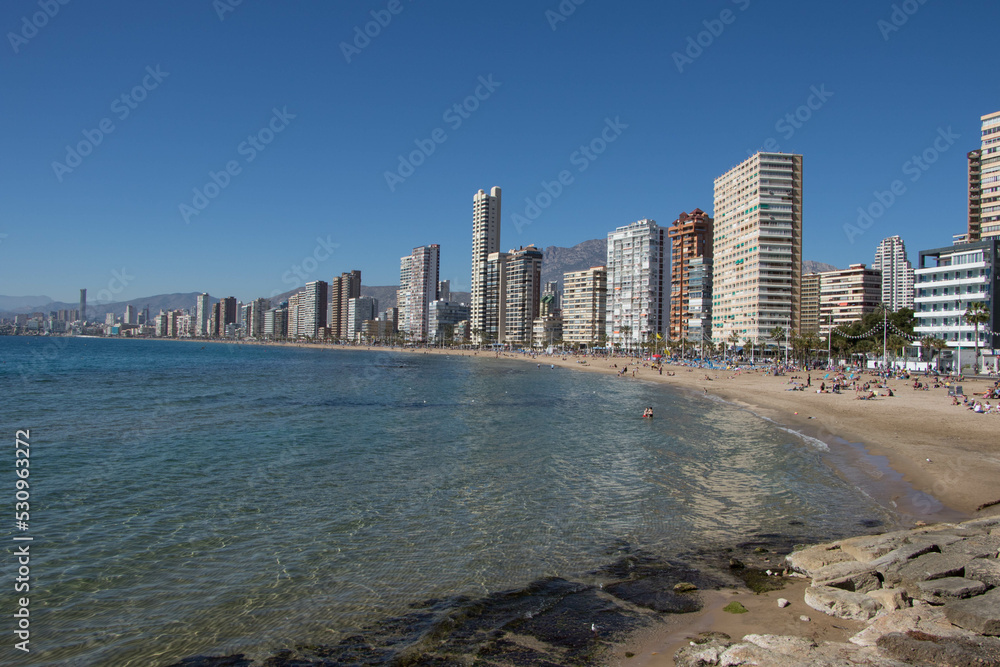 Fototapeta premium Widok na Benidorm