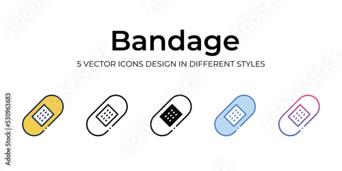 bandage icons set vector illustration. vector stock,