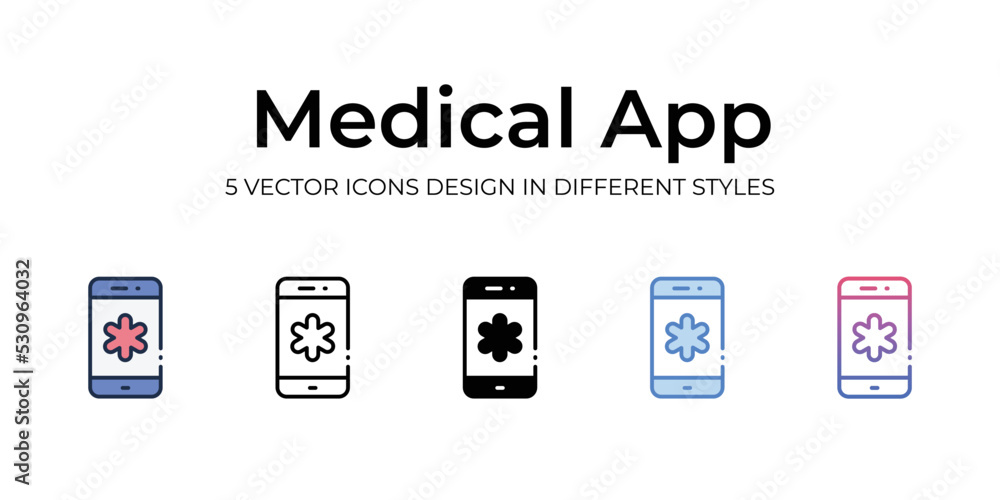 medical app icons set vector illustration. vector stock, medical app icons set vector illustration. vector stock,