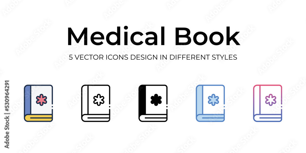 medical book icons set vector illustration. vector stock, medical book icons set vector illustration. vector stock,