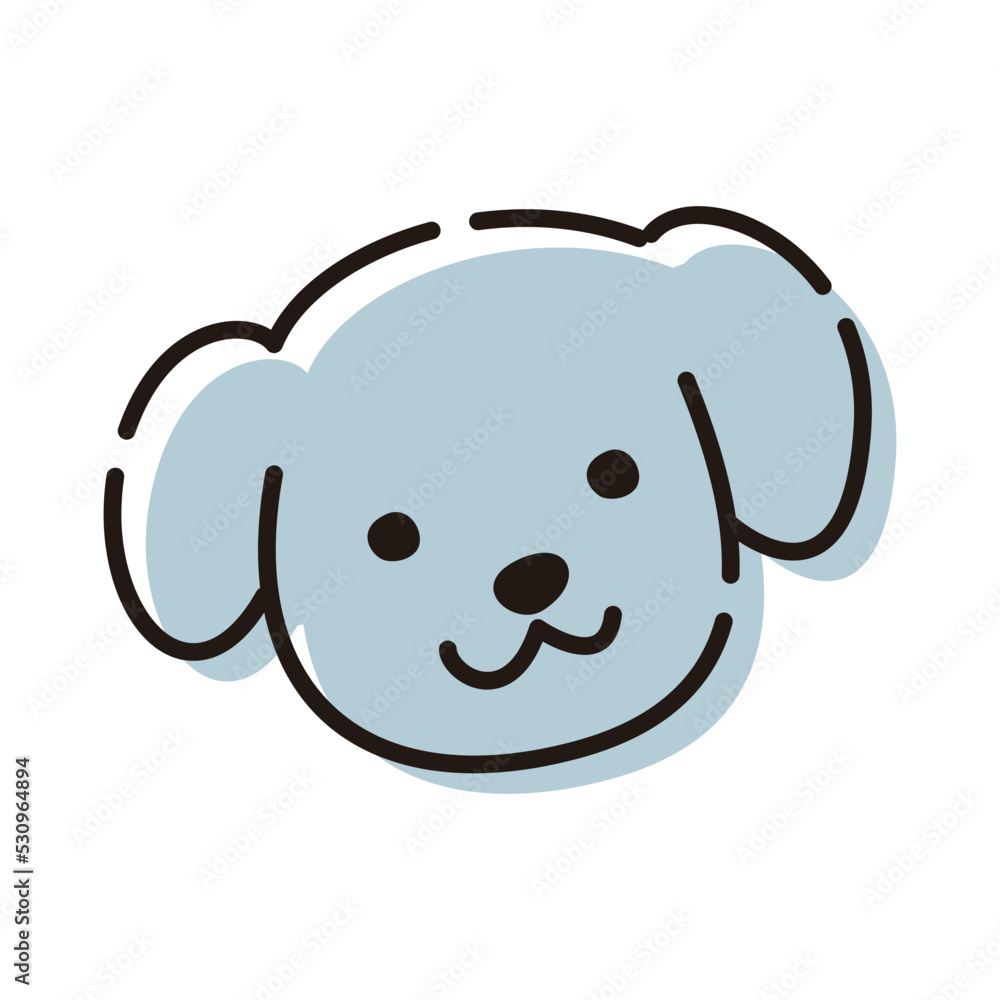 シンプルな犬のイラスト シンプルな犬のイラスト