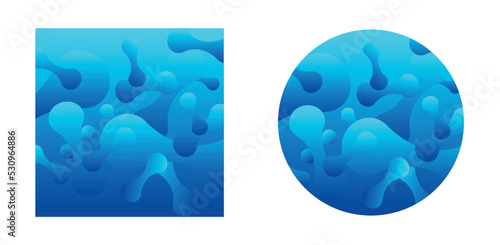 Micro probiotic microorganism, science background. Medicine and treatment.	