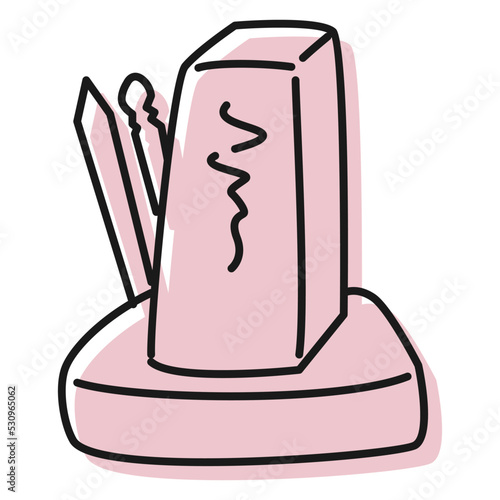お墓のイメージイラスト
