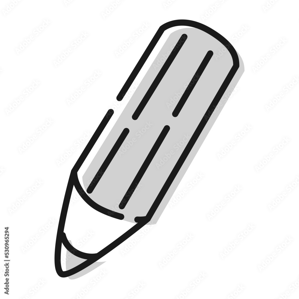シンプルな鉛筆のイラスト シンプルな鉛筆のイラスト
