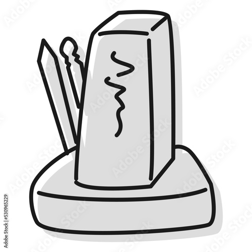 お墓のイメージイラスト