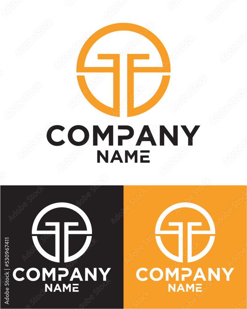 Obraz premium Initial letter f f logo vector design template