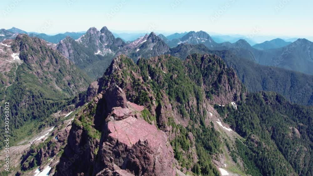 Fly Forward of Mackenzie Range, Vancouver Island, BC, Canada Fly Forward of Mackenzie Range, Vancouver Island, BC, Canada
