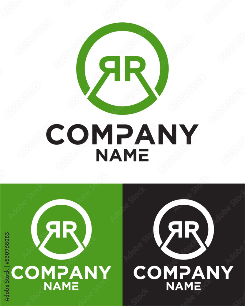Initial letter r r logo vector design template Initial letter r r logo vector design template