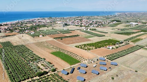 Nea Flogita - Chalkidiki von oben