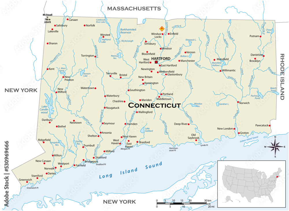 Highly Detailed Physical Map Of The US State Of Connecticut Stock 1000 F 530969666 LQwOBuceMMTA4pO4Yhk1YgNSlm9Mom3O