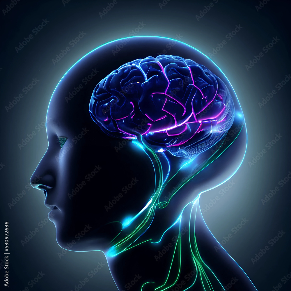 Obraz premium AI mind