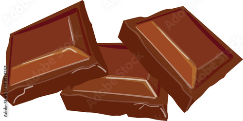 Chocolate square icon cartoon vector. Plant tree. Cacao bean