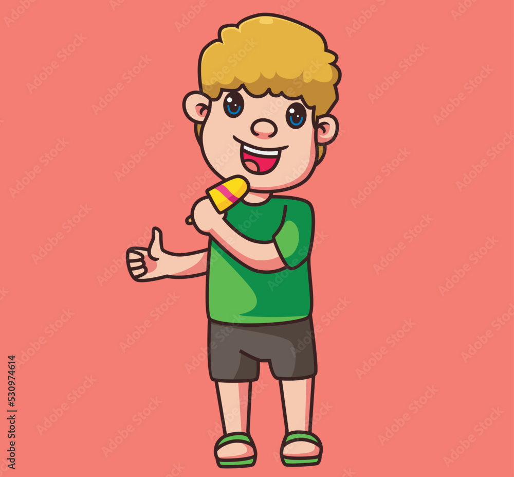 little children eating ice cream cartoon little children eating ice cream cartoon