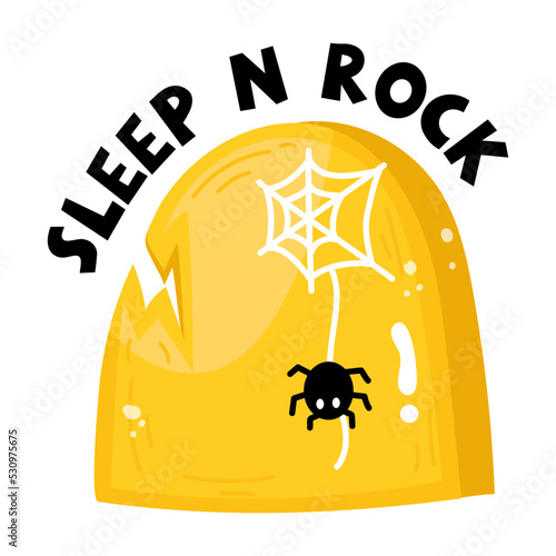 A cobweb flat sticker icon design 