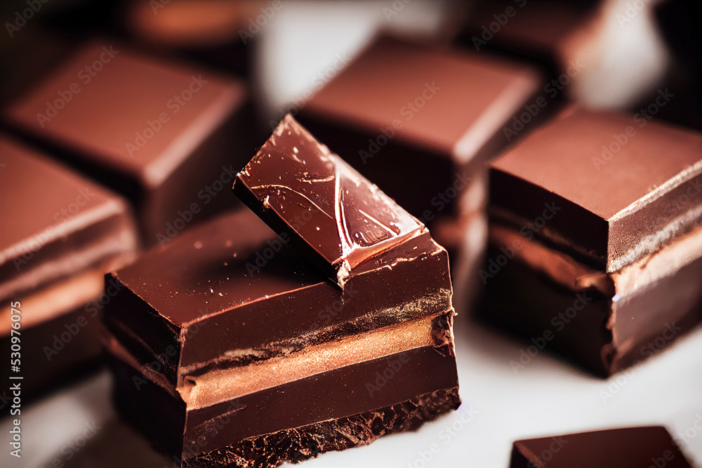 Mix of delicious sweet luxury chocolates and praline, digital illustration, digital painting, cg artwork, realistic illustration, 3d render Mix of delicious sweet luxury chocolates and praline, digital illustration, digital painting, cg artwork, realistic illustration, 3d render