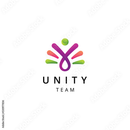 Minimal together unity logo diversity 