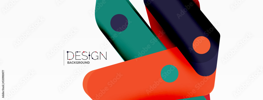 Creative geometric wallpaper. Minimal abstract background. Color bright overlapping lines composition vector illustration for wallpaper banner background or landing page Creative geometric wallpaper. Minimal abstract background. Color bright overlapping lines composition vector illustration for wallpaper banner background or landing page