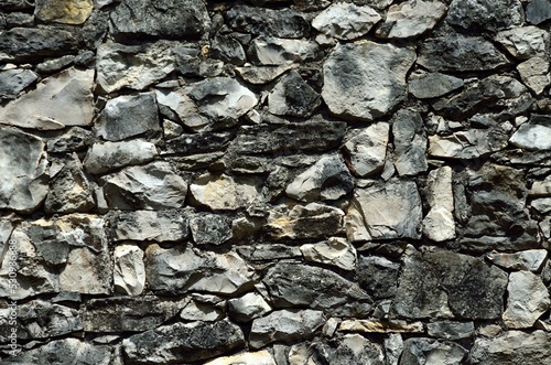 Pared de piedra en Aljustrel, lugar de origen de los tres pastorcitos, freguesía de Fátima, Portugal photo