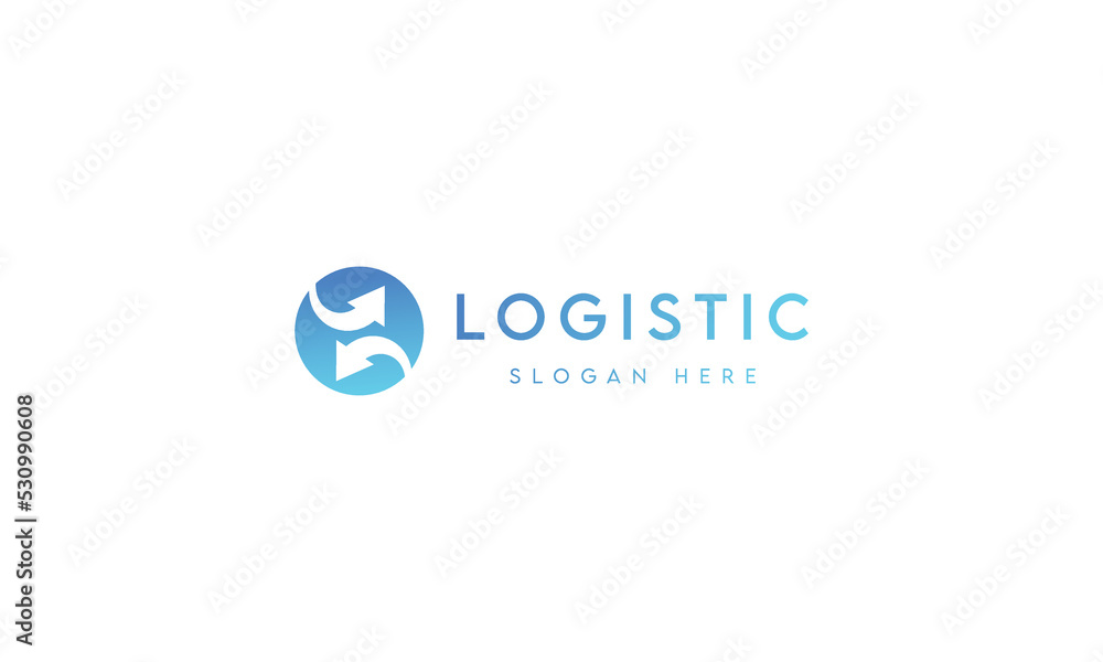 Logistic Logo Design Vector Template, Express, Trade, Global Logo Design Minimal Logistics Logo