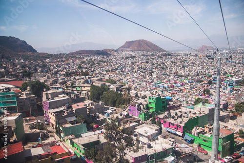 View of Mexico City from the Cablebus photo