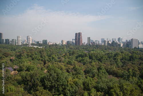 view of the skyline of Mexico City