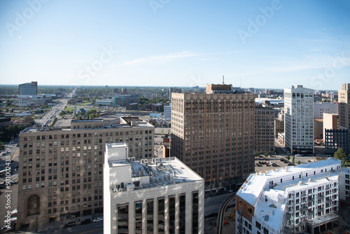 View of Detroit from above