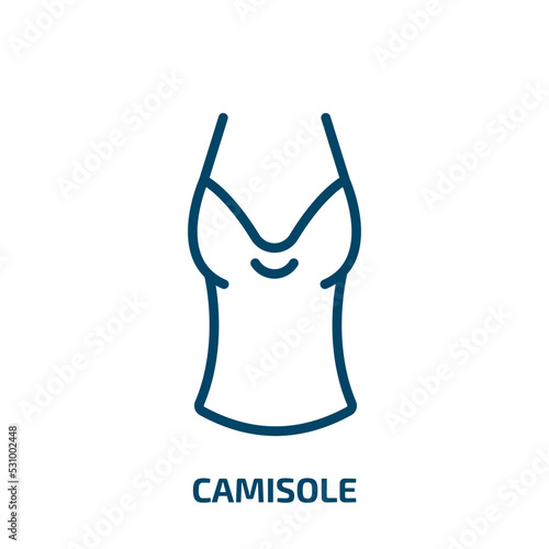 Fototapeta camisole icon from clothes collection