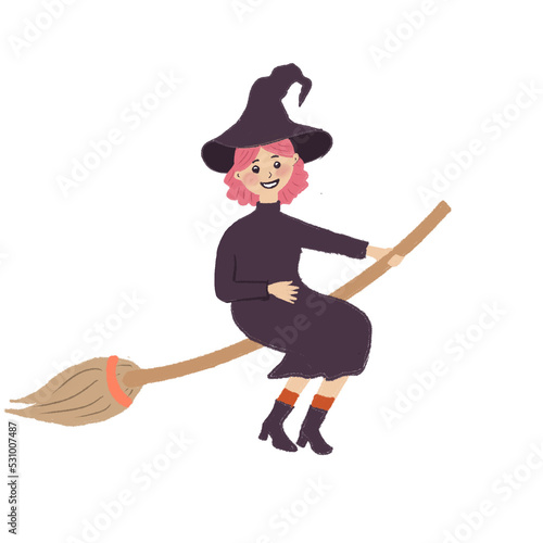 Witch Illustration Icon