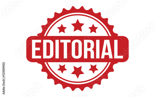 Editorial Rubber Stamp Seal Vector