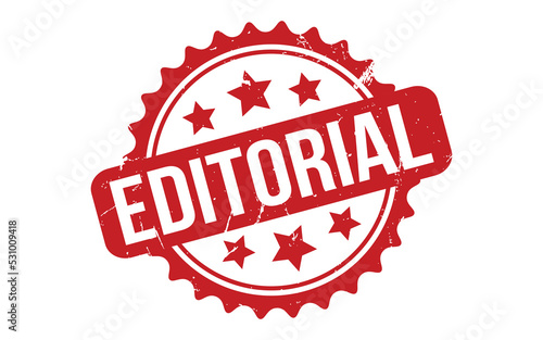 Editorial Rubber Stamp Seal Vector