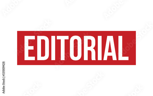 Editorial Rubber Stamp Seal Vector