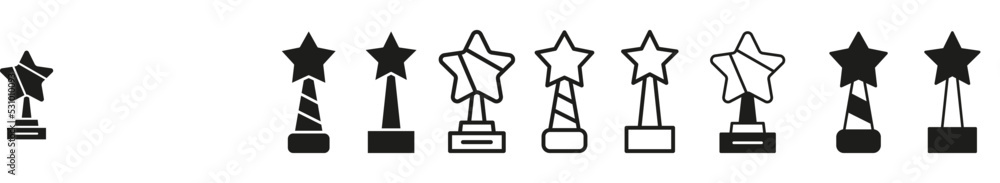 Cup icon vector set. Winner illustration sign collection. Premium symbol or logo. Cup icon vector set. Winner illustration sign collection. Premium symbol or logo.