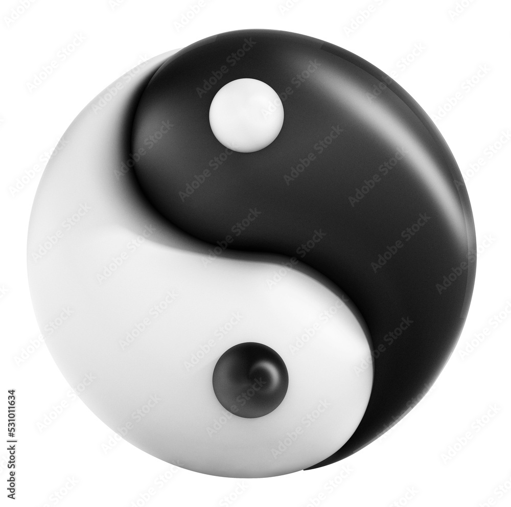 Yin Yang Symbol. Transparent background. Yin Yang Symbol. Transparent background.