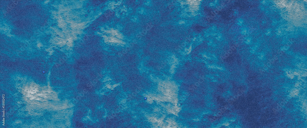 Naklejka premium Texture grunge blue shiny paint on an old paint wall cement. Stone blue texture. Beautiful art grunge blue dark concrete texture with empty space for text.